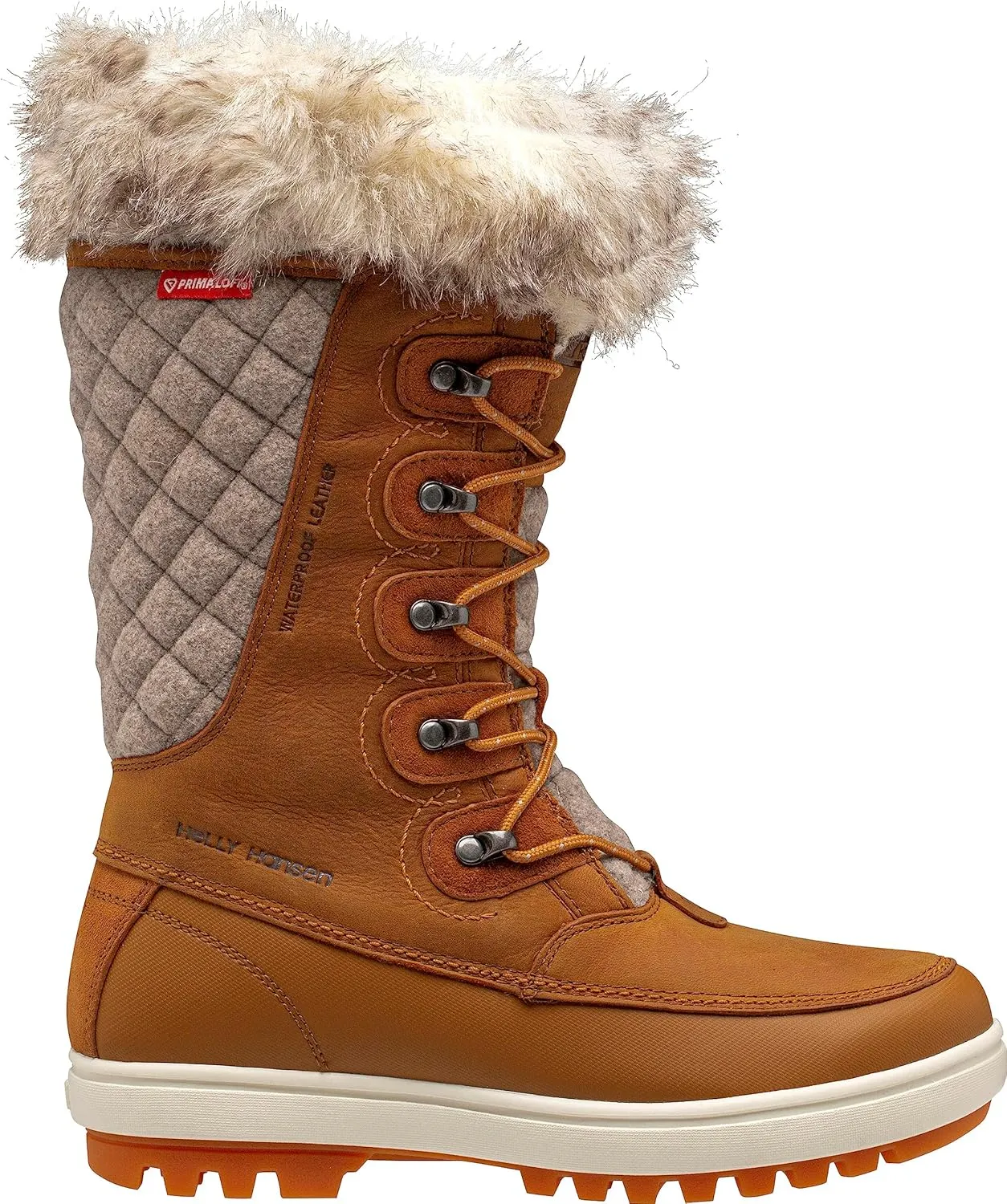 Helly-Hansen Garibaldi VL Insulated Winter Boots for Women - Waterproof Nubuck Leather, Faux Fur Lined, Eco Ortholite Comfort Footbed, Max-Grip Outsole