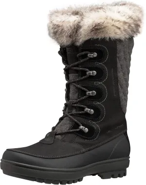 Helly-Hansen Garibaldi VL Insulated Winter Boots for Women - Waterproof Nubuck Leather, Faux Fur Lined, Eco Ortholite Comfort Footbed, Max-Grip Outsole