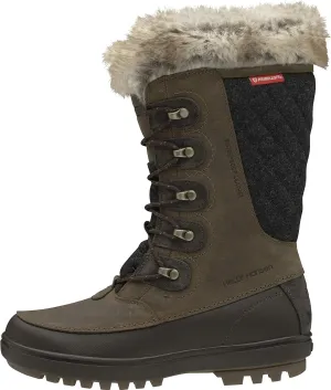 Helly-Hansen Garibaldi VL Insulated Winter Boots for Women - Waterproof Nubuck Leather, Faux Fur Lined, Eco Ortholite Comfort Footbed, Max-Grip Outsole