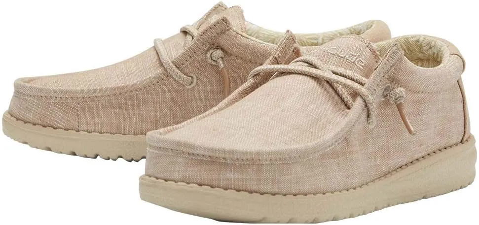 Hey Dude Boy's Wally Youth Multiple Colors | Boy’s Shoes | Boy's Lace Up Loafers | Comfortable & Light-Weight