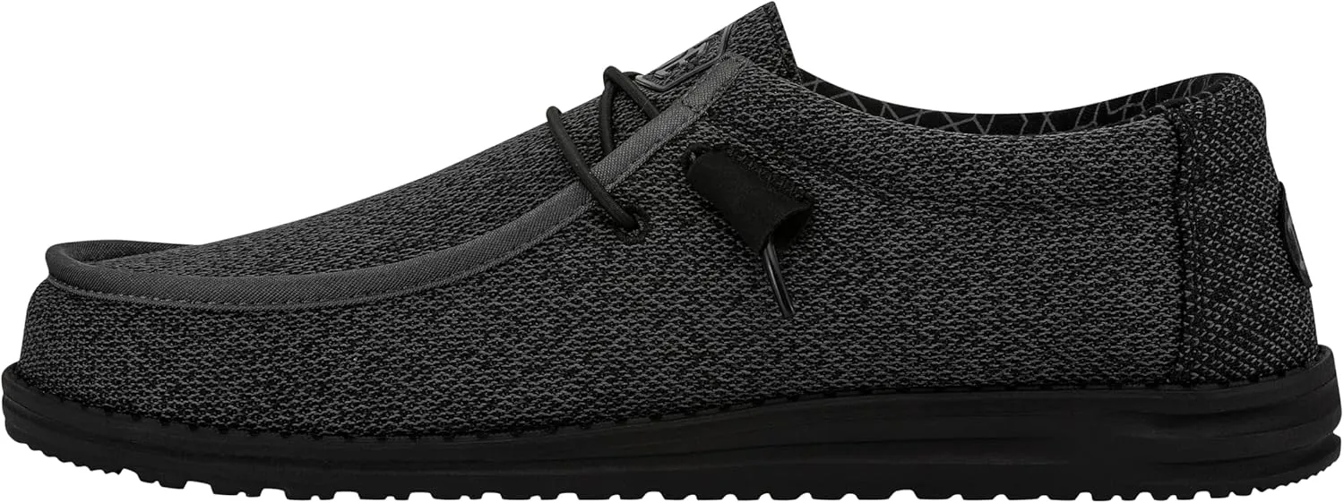 Hey Dude Men's Wally Stretch | Men's Loafers | Comfortable & Light-Weight