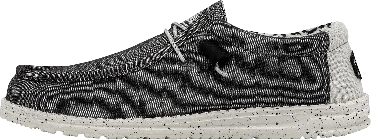 Hey Dude Men's Wally Suede Multiple Colors | Men’s Shoes | Men's Lace Up Loafers | Comfortable & Light-Weight