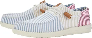 Hey Dude Men's Wally-Tri Varsity Sport Mesh | Men's Shoes | Men Slip-on Loafers | Comfortable & Light-Weight