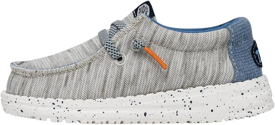 Hey Dude Wally Toddler Jersey | Toddler Shoes | Toddler Lace Up Loafers | Comfortable & Light-Weight