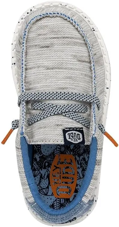 Hey Dude Wally Toddler Jersey | Toddler Shoes | Toddler Lace Up Loafers | Comfortable & Light-Weight