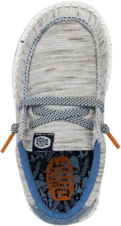 Hey Dude Wally Toddler Jersey | Toddler Shoes | Toddler Lace Up Loafers | Comfortable & Light-Weight