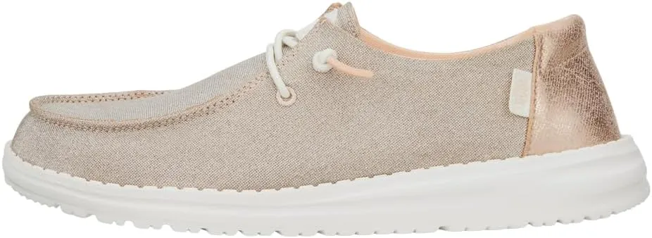 Hey Dude Wendy Metallic Sparkle Charcoal