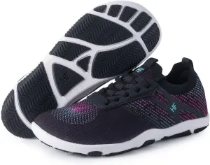 HF Vitality Healthy Ergonomic Supportive Barefoot Shoes, Zero Drop Sole, Wide Toe Box, Lightweight, Breathable Walking Sneakers Outdoor Running Footwear Unisex