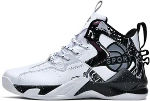 High Upper Basketball Shoes for Men Sneakers Breathable Sports Shoes Anti Slip