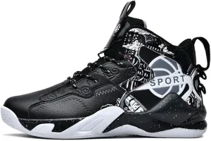 High Upper Basketball Shoes for Men Sneakers Breathable Sports Shoes Anti Slip