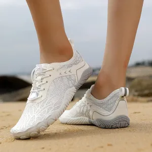 Hiking Water Shoes for Women Men Barefoot Shoes Women Walking Quick-Dry Aqua Sock Breathable Wide Toe Non-Slip Hiking Shoe Lightweight Sport Beach Footwear for Swim Pool Kayaking Diving Surfing