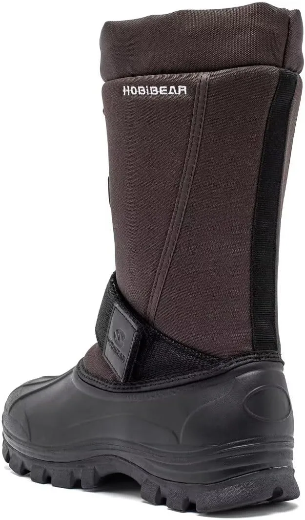 HOBIBEAR Men's Winter Snow Boots | Insulated Waterproof
