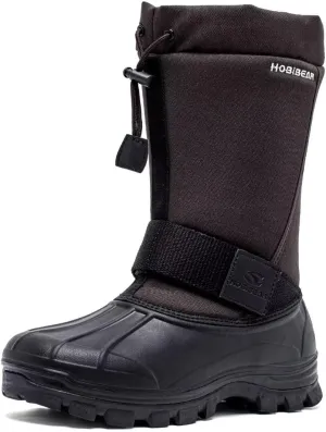 HOBIBEAR Men's Winter Snow Boots | Insulated Waterproof
