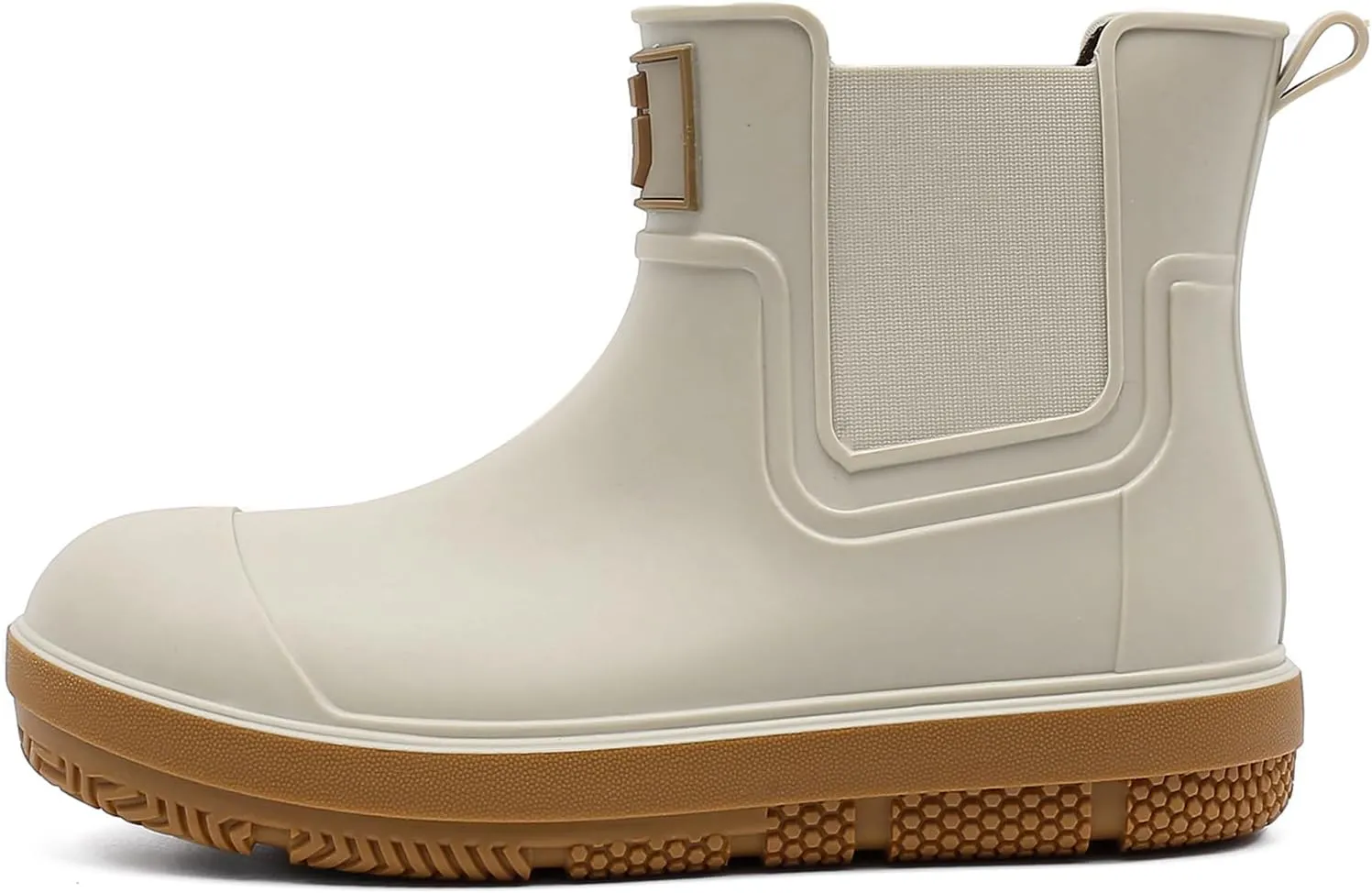 HSBDNZQ Deck Rain Boots Men Women, Short Waterproof Rubber Boots, Anti Slip Lightweight Water Shoes Unisex, Original Chelsea Garden Boots, Durable Fishing Boots Outdoor, Mud Work Booties
