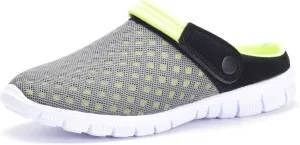 Hsyooes Mens Womens Mules & Clogs Garden Shoes Summer Breathable Mesh Slippers Non-Slip Outdoor Beach Sandals Unisex