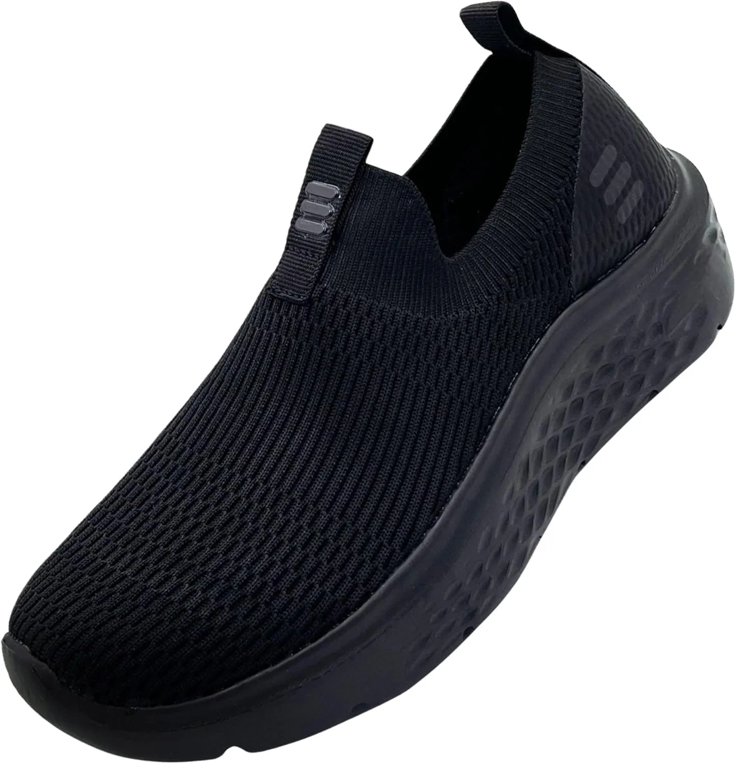 HUHV Tech Knit Unisex Lace-Up and Slip-On Recovery Lifestyle Walking and Athletic Shoe with HEALIUM Foam Lightweight Casual Non-Slip Comfortable Sneaker