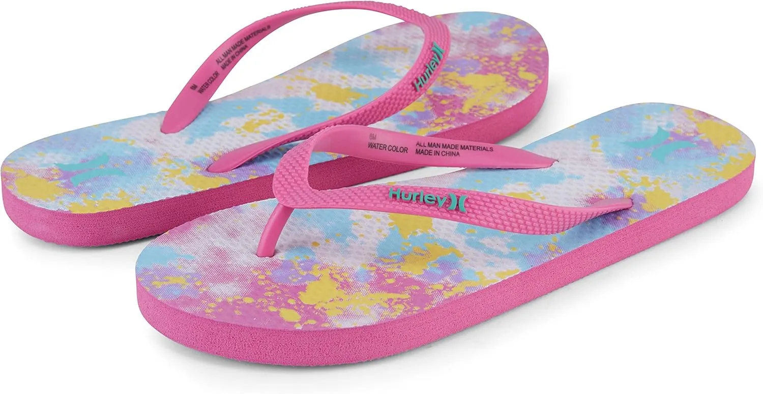 Hurley Women's Geo Flip Flops