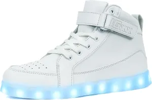 IGxx LED Light Up High Top Sneakers - USB Rechargeable, Glowing, Flashing Shoes for Men, Women & Kids