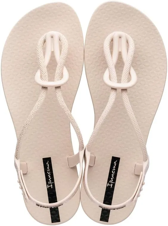 Ipanema Women's Trendy Sandals - Comfortabe and Stylish T-Strap Flat Sandals with Adjustable Ankle Strap Closure