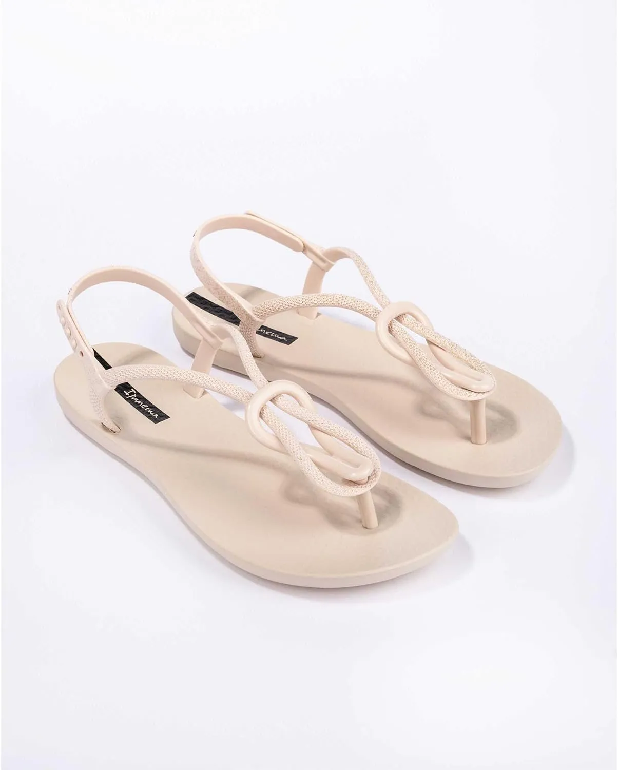 Ipanema Women's Trendy Sandals - Comfortabe and Stylish T-Strap Flat Sandals with Adjustable Ankle Strap Closure