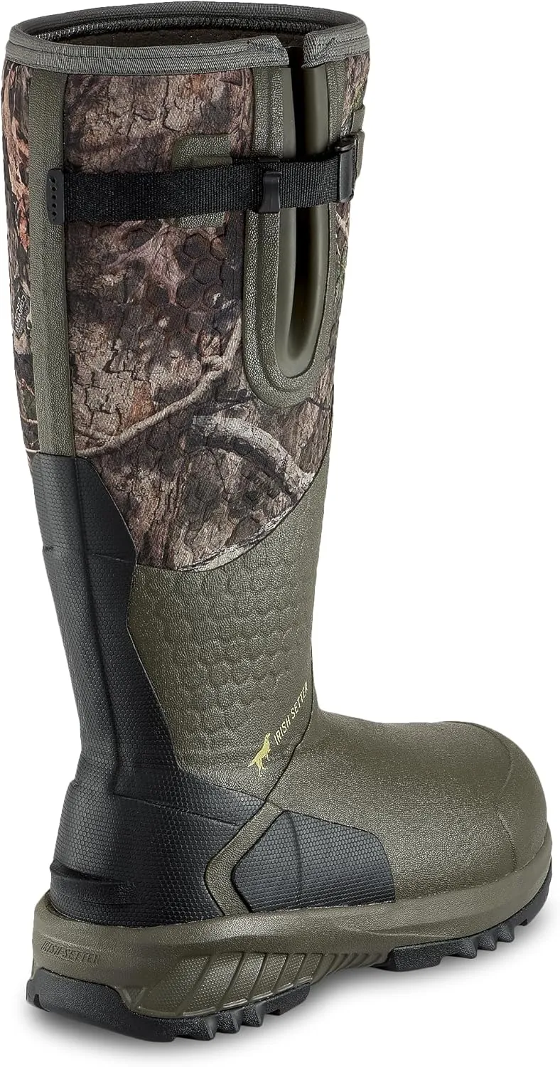Irish Setter, MudTrek, Unisex, 17", Waterproof, Insulated 1200g, Adjustable Full Fit, Hunting Boot, Mossy Oak Country DNA
