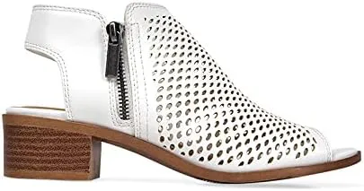 J. Adams Tracy Booties for Women - Peep Toe Low Block Heel Bootie