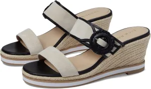 Jack Rogers Callie Buckle Women Wedge Sandals – Buckle Closure – Leather Sole and Lining – Slip-on Style