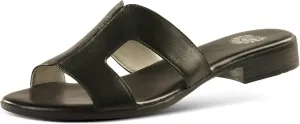 JATAREA Women Slip-On Flat Sandals | Softy Leather, Open-Toe Summer Outdoor Sandals - Chonchola