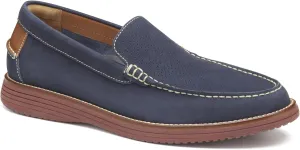 Johnston & Murphy Upton Perf Venetian Loafers, Casual Dress Loafers for Men, Slip-On Moccasins