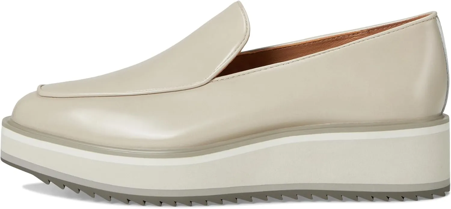 Johnston & Murphy Women’s Gracelyn Venetian Shoes, Leather Platform Shoes for Women, Slip On Platform Loafers
