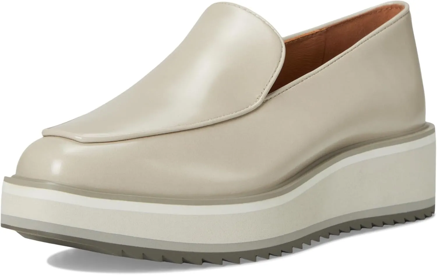 Johnston & Murphy Women’s Gracelyn Venetian Shoes, Leather Platform Shoes for Women, Slip On Platform Loafers