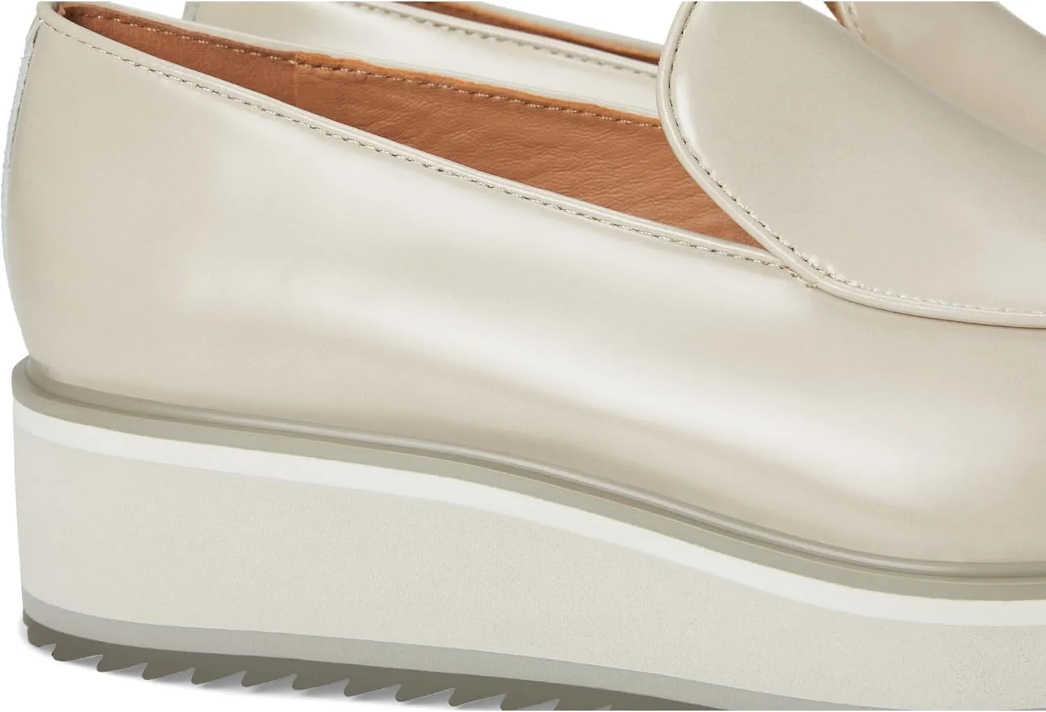 Johnston & Murphy Women’s Gracelyn Venetian Shoes, Leather Platform Shoes for Women, Slip On Platform Loafers