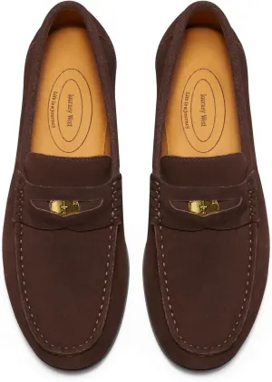 Journey West Men's Vintage Loafers for Men Belgian Loafers Slip-on Loafer Penny Loafer Casual Loafers