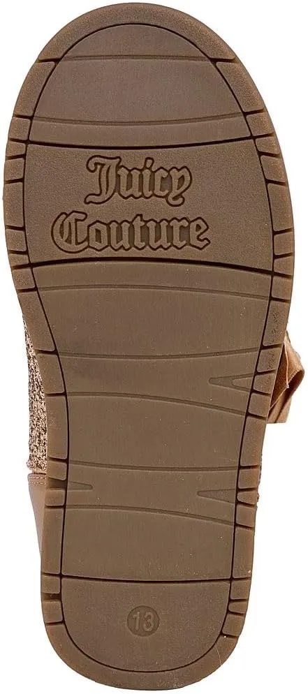 Juicy Couture Girls Winter Fur Boots Warm Insulated Fashion Booties Mid Calf Outdoor Snow Boot for Toddler/Little Kid/Big Kid
