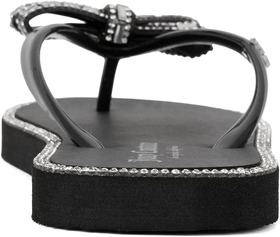 Juicy Couture Women's Flip Flops – Lightweight Beach Sandals, Casual Shower & Pool Slides