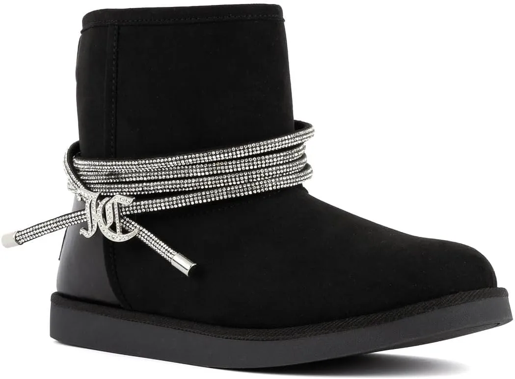 JUICY COUTURE Women's Insulated Winter Booties - Kandar Style, Comfortable, Stylish, Warm Snow Boots