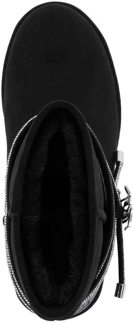 JUICY COUTURE Women's Insulated Winter Booties - Kandar Style, Comfortable, Stylish, Warm Snow Boots