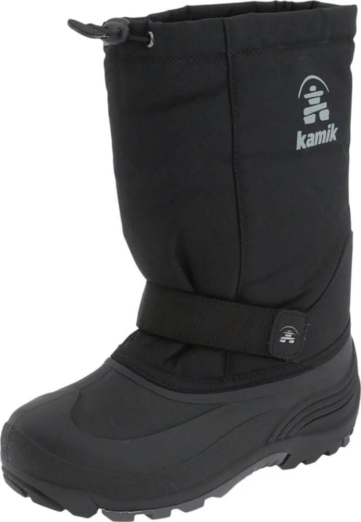 Kamik Kids Rocket Insulated Winter Boots,Black,6