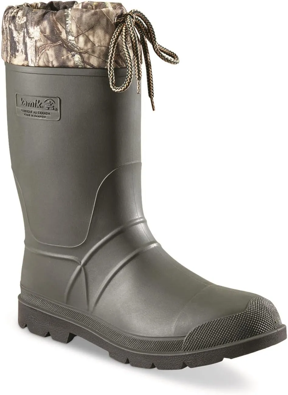 Kamik Men's Sportsman Insulated Rubber Boots Camo 10D (Medium)