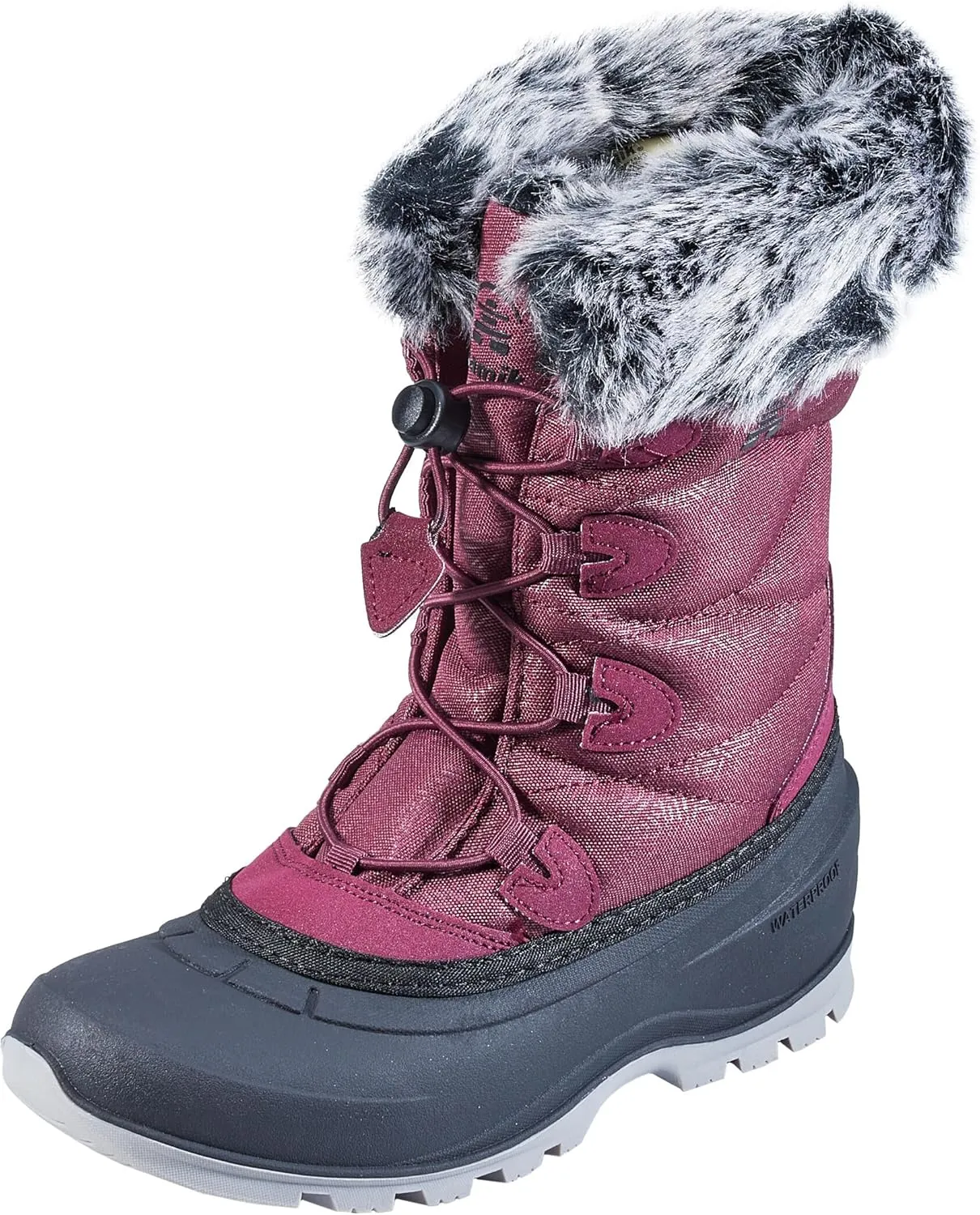 Kamik Women's Momentum 3 Insulated Winter Boots,Brick RED,