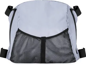 Kayak Seat Back Storage Bag, Portable 600D Oxford Waterproof Organizer Adjustable Adhesive Straps Mesh Pouch for Marine Kayaking Chair Backrest Seat