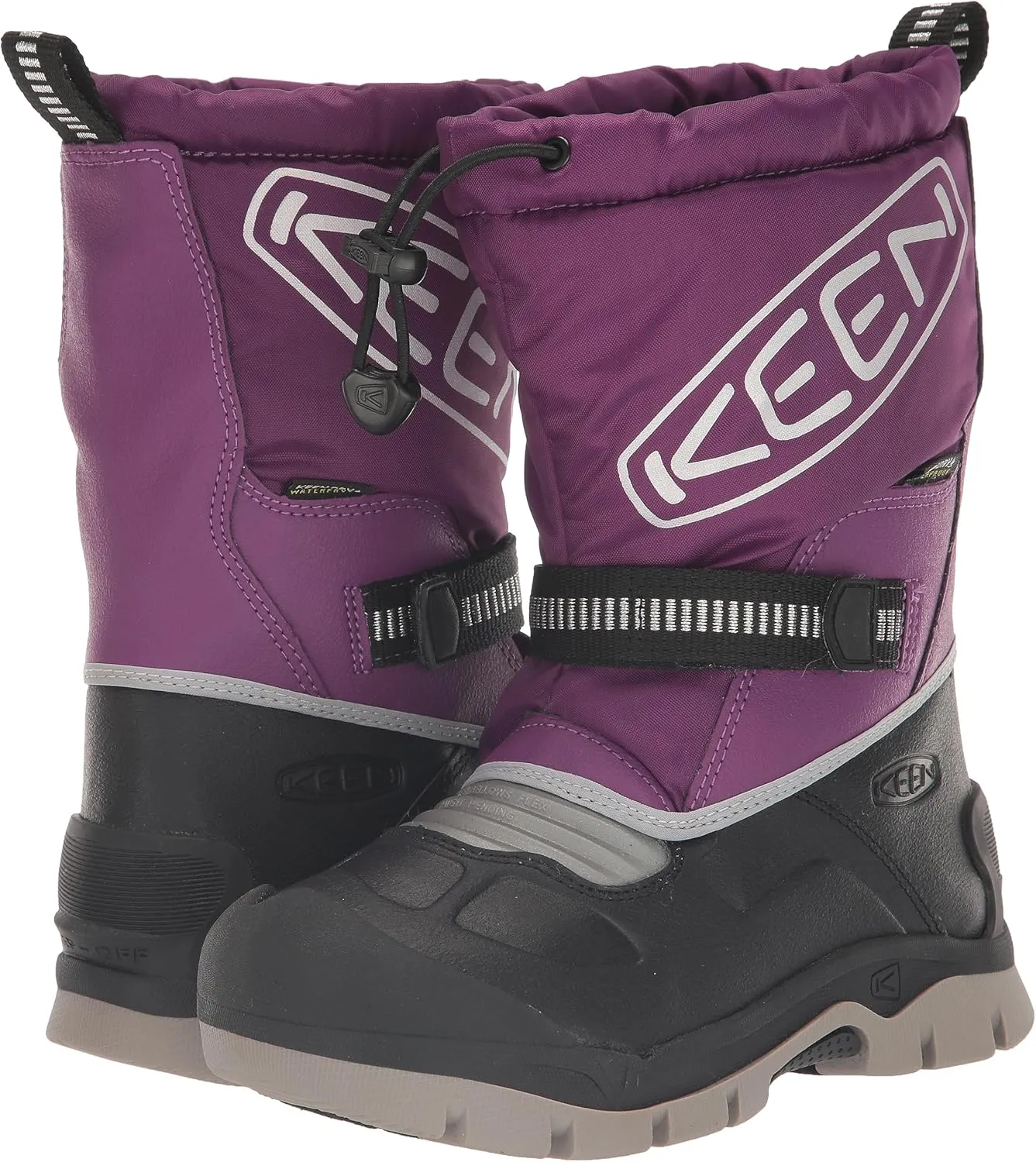 KEEN Unisex-Child Snow Troll Insulated Waterproof Pull on Winter Boots