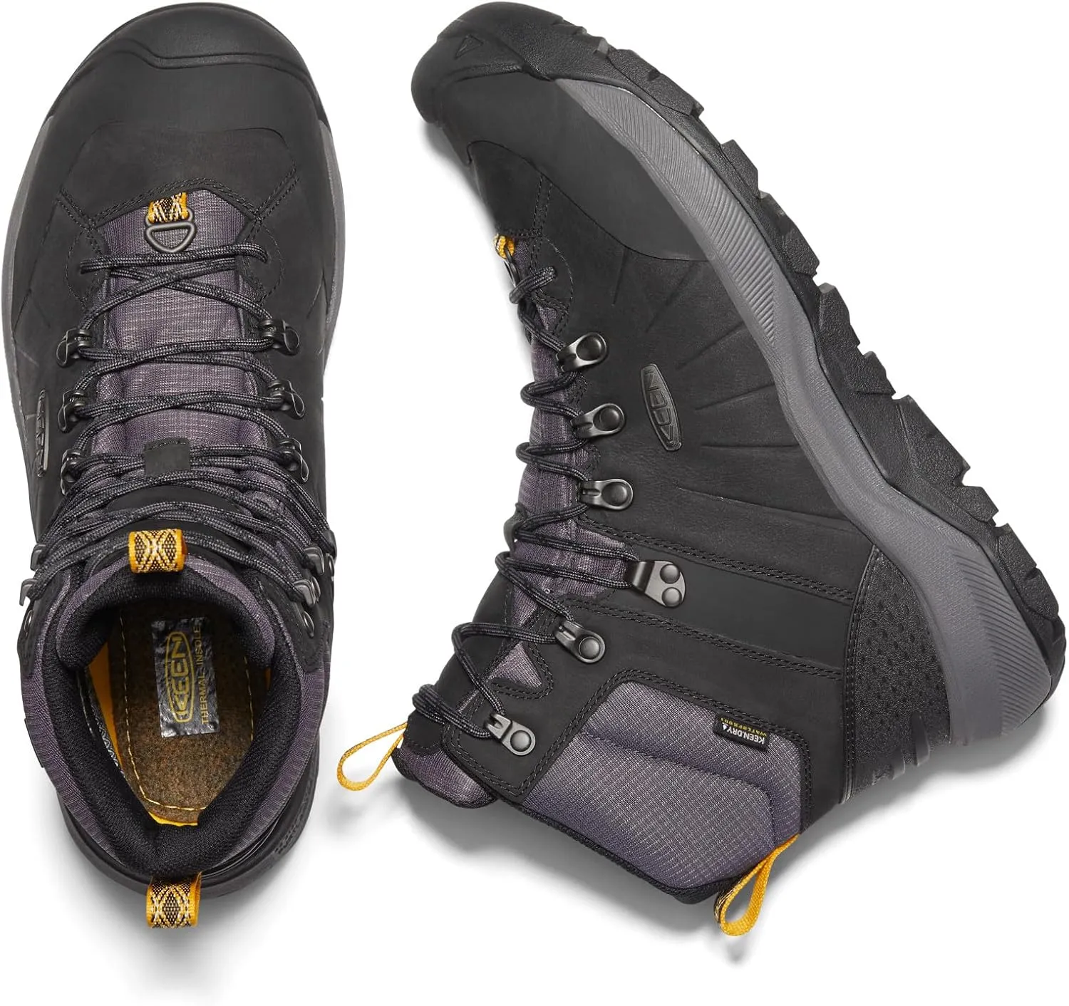 KEEN Women's Revel 4 Mid Height Polar Insulated Waterproof Snow Boots