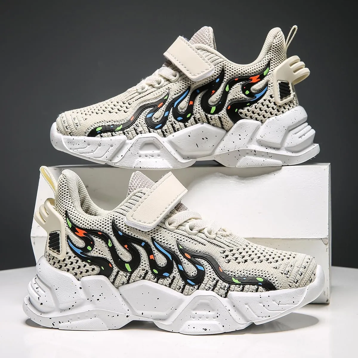 Kids Boys Girls Shoes Antiskid Tennis Sneakers Lightweight Outdoor Casual Kids Child Shoes Walking Running Shoes
