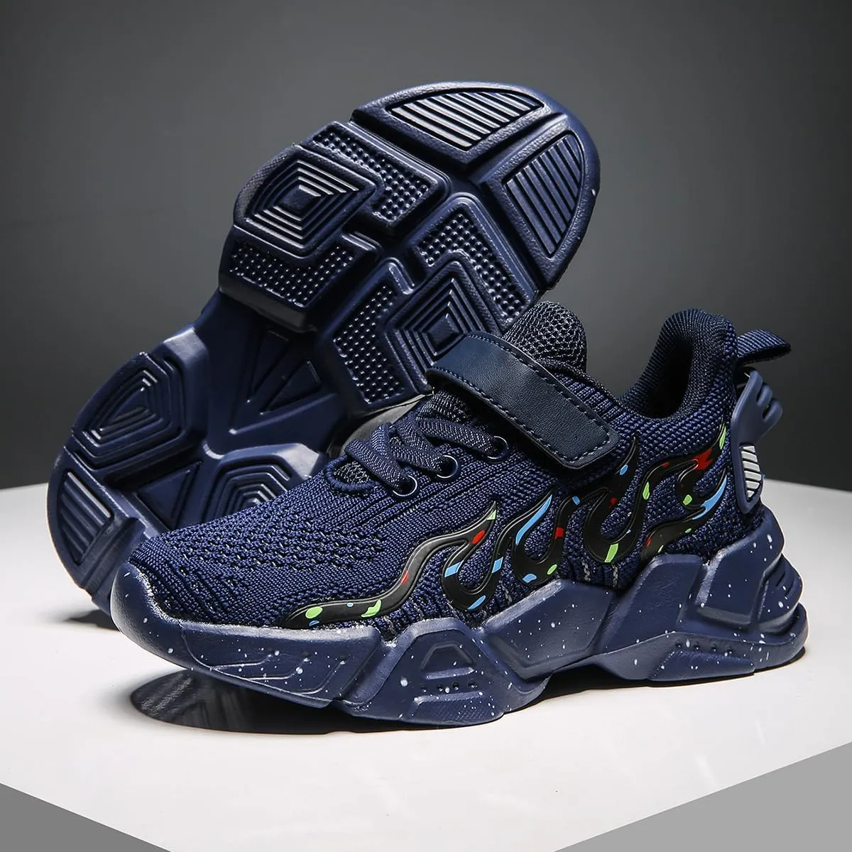 Kids Boys Girls Shoes Antiskid Tennis Sneakers Lightweight Outdoor Casual Kids Child Shoes Walking Running Shoes