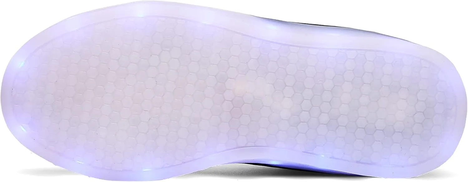 Kids LED Light Up Shoes Shiny Low-Top Sneakers for Boys and Girls Child Unisex