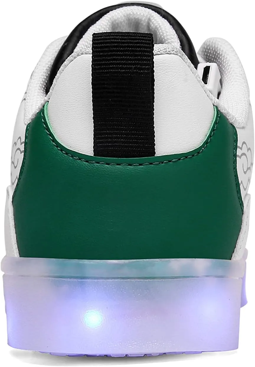 Kids LED Light Up Shoes Shiny Low-Top Sneakers for Boys and Girls Child Unisex