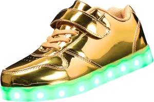 Kids LED Light up Shoes Sneakers Flashing Trainers USB Rechargeable Glowing Luminous for Boys Girls Toddler Child