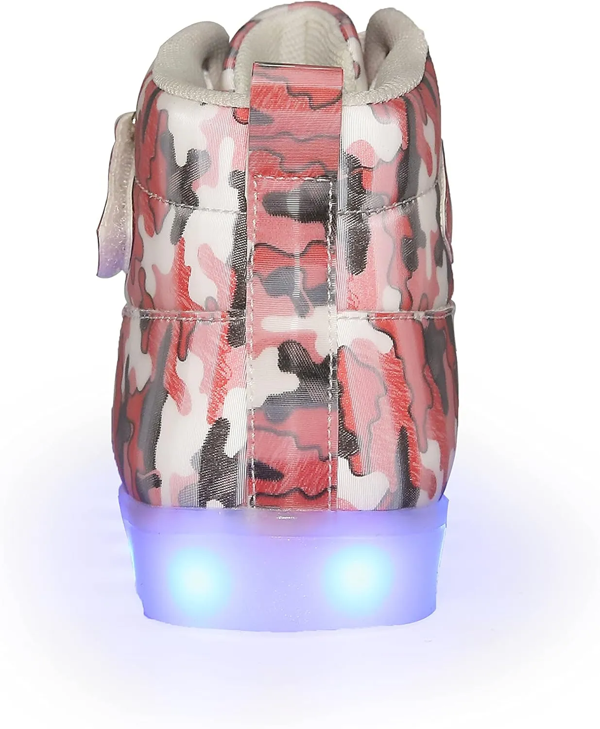Kids LED Light up Shoes USB Charging Flashing High-top Sneakers for Boys and Girls Child Unisex