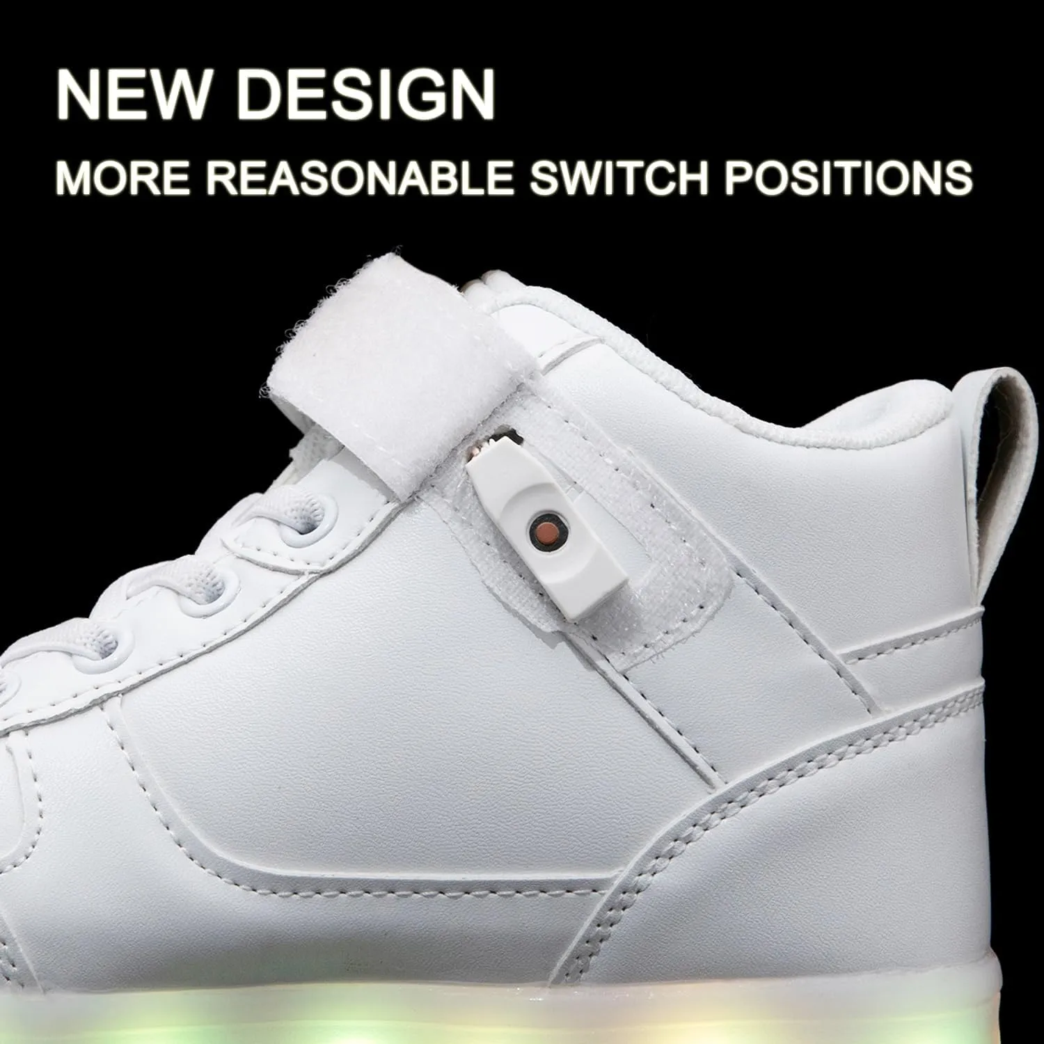 Kids Light up Shoes Led Shoes for Boys Girls USB Charging Flashing Trainers High Top Sneakers